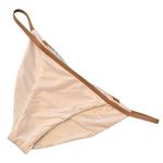 Beach Bunny  Bikini Bottom Gold White Photo 0