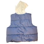 Madden Girl Hoodie Puffer Vest Rustic Blue NWT Juniors XL / Women’s L Photo 3