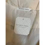 Women's Altar’d State White Puffer Vest Size L Size L Photo 8