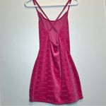 SKIMS KIM KARDASHIAN Hot Pink Velour Logo Mini Dress Photo 6