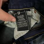 7 For All Mankind  The Skinny Rose Cross-Stitch Patchwork Denim Jeans Size 27 Photo 11