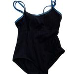 Liz Claiborne  Woman One Piece Swimsuit Ribbed Size L Bathing Suit u Photo 6