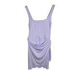 Wilfred Aritzia Saturn Mini Dress Women's XS Lavender Purple Wrap Asymmetrical Photo 8