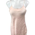 Vintage Kis n Touch 100% Silk Satin Pink Sleeveless Cami Mini Slip Dress Size M Size M Photo 0