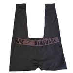 Gymshark Gray & Purple Athletic Leggings Fitness Workout Activewear Women Medium Photo 1