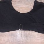 Xhilaration  black padded pearl beaded sequined halter swim suit top Photo 5