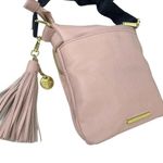Steve Madden Bglamm Logo Embossed Blush Pink Crossbody Shoulder Bag tassel Photo 4