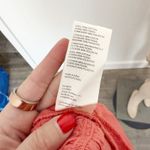 Free People [] Coral Eyelet Embroidered Smocked Sizzle Mini Dress NWT Sz Large L Photo 11