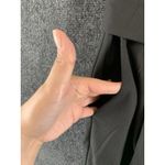 Mango  Women's Belted Tapered Leg Pants Formal Office Black Size 2 NWOT Photo 3