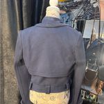 Juicy Couture Navy Pea Coat with Gold Buttons Photo 2