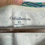 Croft & Barrow Croft‎ & Barrow Paisley Top Womens XL Multicolor Stretch Tee Preppy Resort Retro Photo 2