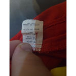 Danielle Nicole Danielle B Women's Medium Red Blouse, Vintage Top, Casual, Flax Rayon Blend Photo 4