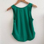 Anthropologie Maeve Green Corset Tank Top Blouse Small S Photo 2