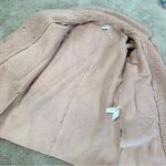 J.O.A. Women’s Reversible Teddy Faux Shearling Coat Oversized in Dusty Pink L Photo 8
