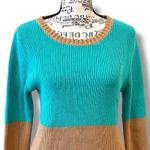 NWOT Boden Size 10 Knitted Color Block Sweater Dress 100% Cotton WH490 Photo 2