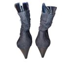 Laura Ashley black suede designer boots. Size 6 Photo 2