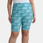 Terra & Sky  Biker Shorts Size 2X 20W-22W Polyester Spandex Pull On  Womens NWOT Photo 2