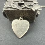 Lead Us Not Into Temptations Journey Box Keepsake Locket Treasure Chest Pendant Silver Photo 6