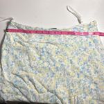 Silk floral mini skirt w small slit Size M Photo 2