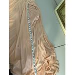 Womens Glam Rhinestone Corset Peach Peach Balletcore Prom Dress Long Maxi Gown 4 Pink Photo 10