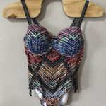 Swimsuits For All Multicolored Bandana Print One Piece Swimsuit Plus Size 18 Photo 0