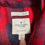 American Eagle  amazingly soft boyfriend fit Buffalo plaid button down flannel XS Photo 9