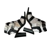 INC International Concepts Parkar Buckle Ankle Strap Dress Sandals Size 7.5 NWB Black Photo 7