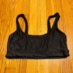 PacSun L.A. Hearts  Bikini Bathing Suit Top Swim Black Sparkles Medium Photo 1