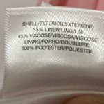 Anne Klein Soft PEACHY Pink LINEN BLEND DRESS LINED BACK ZIPPER SIZE LARGE Photo 3