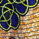 Etsy Full Brightly Colored Maxi Elastic Tie Waist Orange Yellow Blue Medium Photo 13