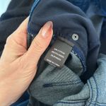 Parker Smith  Skinny Twisted Tuxedo Blue Velvet Step Pants With Stripes Size 29 Photo 11