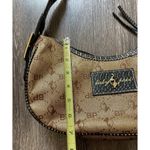 Vintage Baby Phat Snake Skin Shoulder Hand Bag Gold Black White Stones NWT RARE Photo 6