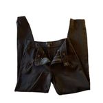 J.Crew  Women's Skinny Pants Zip Pocket Work Trousers Casual Black Size 0R-EUC Photo 7