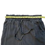 Bella Dahl Ruffle Drawstring Waistline Pull On Cropped Pant Frayed Hem, … Photo 8