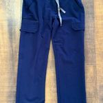 FIGS  Technical Collection Navy Cargo Scrub Pants XS Drawstring Jogger Photo 0