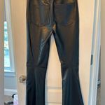 7 For All Mankind  Black Faux Leather Uhr Skinny Boot Tailorless Photo 6