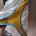 Nike NWOT  Women's White and Yellow Athletic Shorts Photo 3