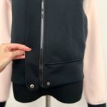 SHAPE Black and Soft Pink Mockneck Full Zip Jacket in Size XS Photo 4