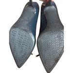 Michael Kors Navy Patent Leather Pointed Toe Bow Kitten Heel Pumps size 11 Photo 5