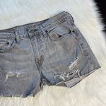Levi's Levi’s 511 Slim Fit Distressed Gray Denim Cut Offs Photo 1