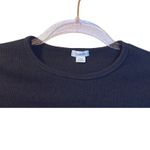 Garage Black Long Sleeve Ribbed Sharkbite Hem Sm Top–Y2K / Model Off Duty / Minimalist Photo 3