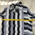 Habitat  Clothes to Live In 3D Knit Wavy Textured Cowl Neck Tunic L Lagenlook Art Photo 12