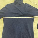 Charter Club  100% Cashmere Turtleneck Sweater L Navy Blue Photo 3