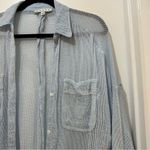 HYFVE Light Blue Knit Button Down Photo 2