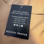 Boston Proper modern shell top in camel size 4 NWT Photo 5