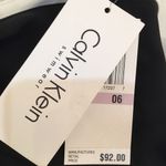 Calvin Klein Black & White 1 Piece Halter Swimsuit Bathingsuit 6 New Photo 3