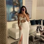 ZARA dress midi satin effect cut out wedding party coctail Photo 8