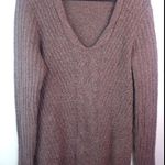 Maurice's  L Ribbed V-Neck Pullover Sweater in Brown Photo 0