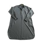 Aritzia  Babaton Striped Shirt‎ Dress Blue White Midi Long Sleeve Pockets #FF10-2 Photo 9