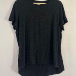 Avia 🦋 Black Relaxed High Low Short Sleeve Tee Athletic Athleisure XL Workout Photo 0